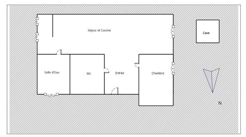 Appartement - 52 m² - 2 pièces