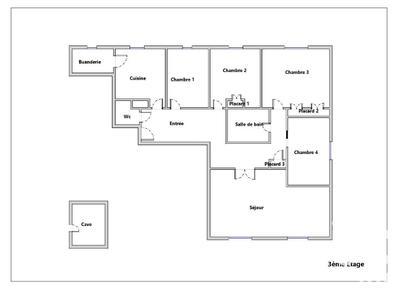 Appartement - 110 m² - 5 pièces