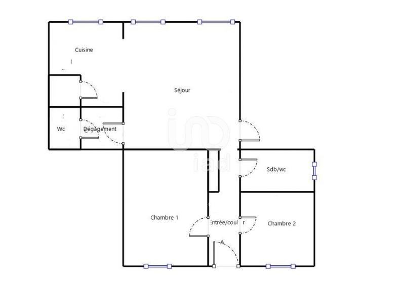 Maison - 85 m² - 3 pièces