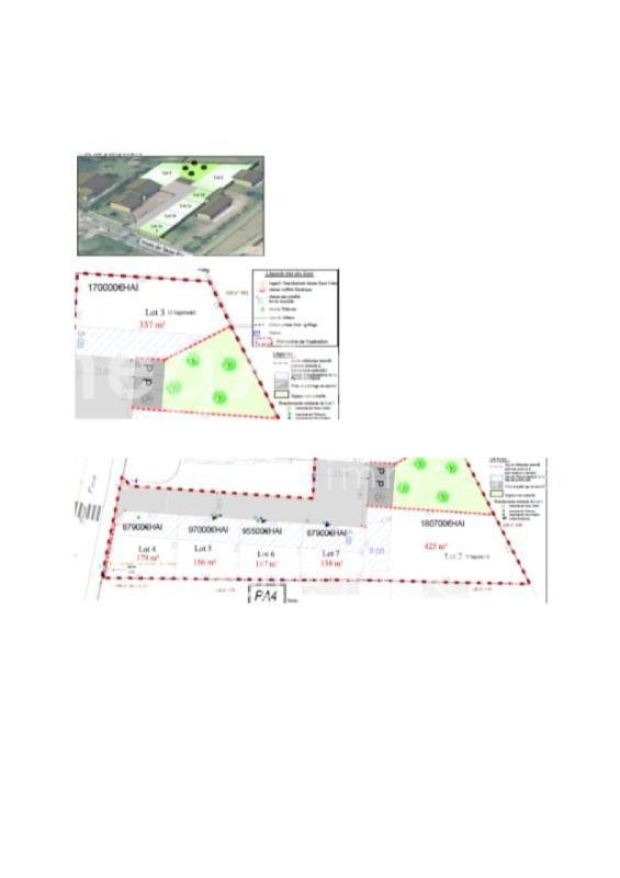 Terrain constructible - 425 m²