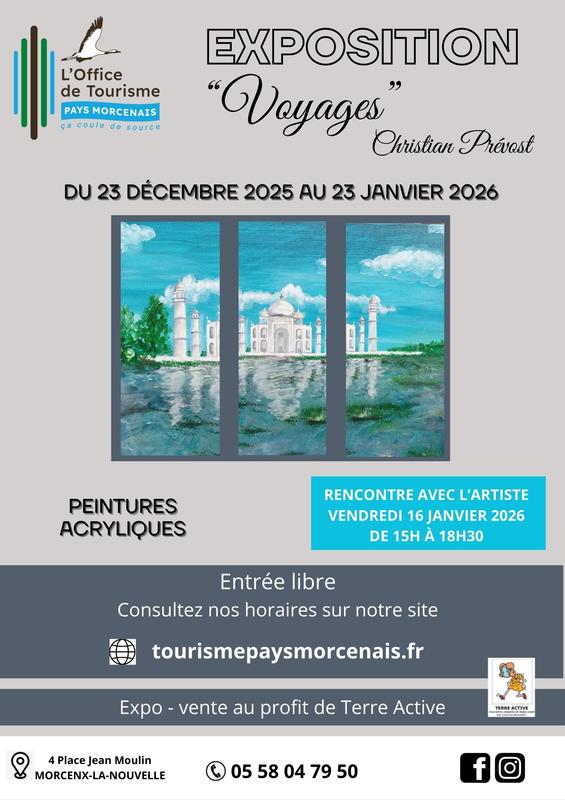 Exposition peintures "Voyages"