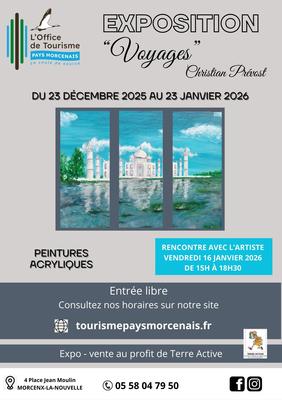 Exposition peintures "Voyages"