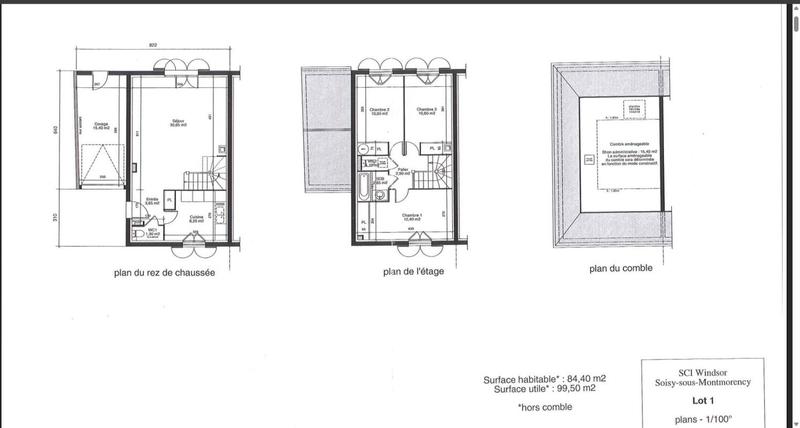 Maison - 84 m² - 6 pièces