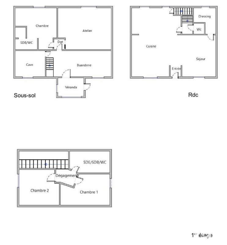 Maison - 99 m² - 5 pièces