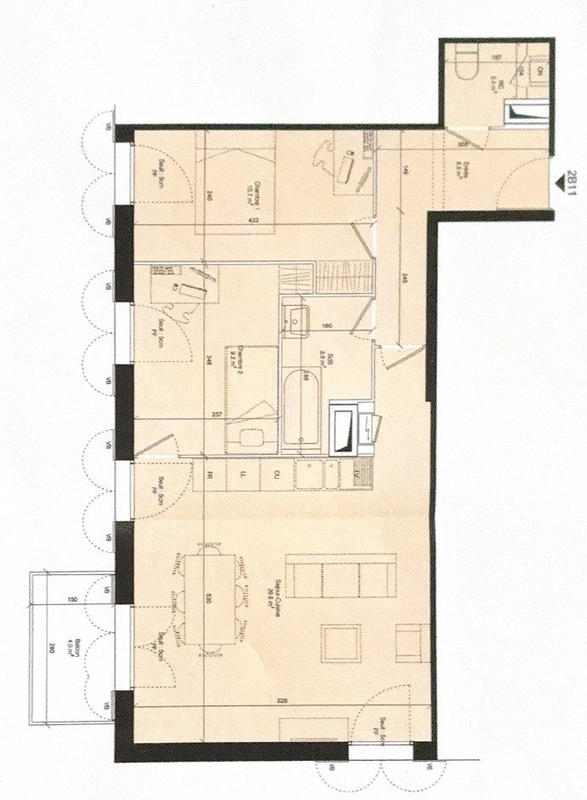 Appartement - 65 m² - 3 pièces