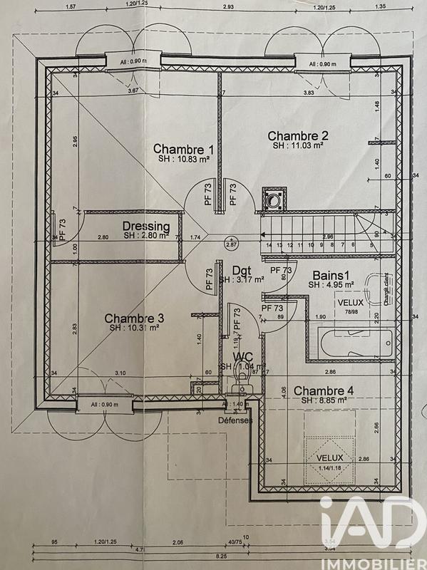 Maison - 93 m² - 5 pièces