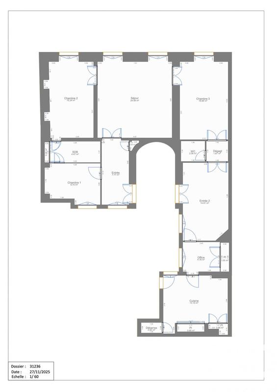Appartement - 114 m² - 5 pièces