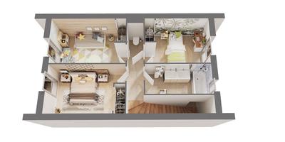 Maison - 86 à 94 m² - 4 pièces