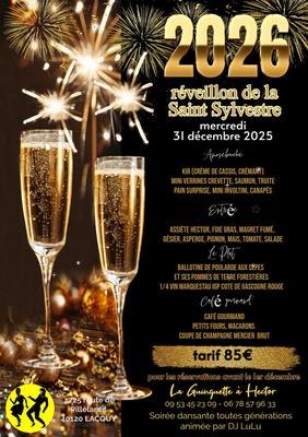 Réveillon de la St Sylvestre