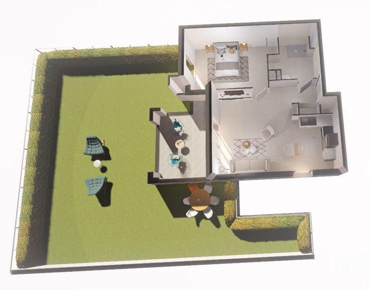 Appartement - 46 m² - 2 pièces