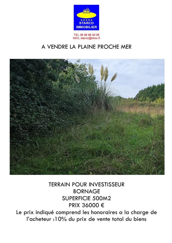 Terrain - 500 m²