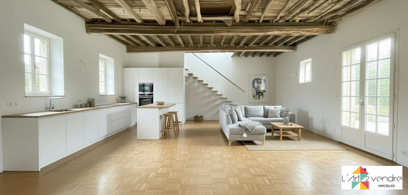 Maison ancienne - 74 m² - 3 pièces