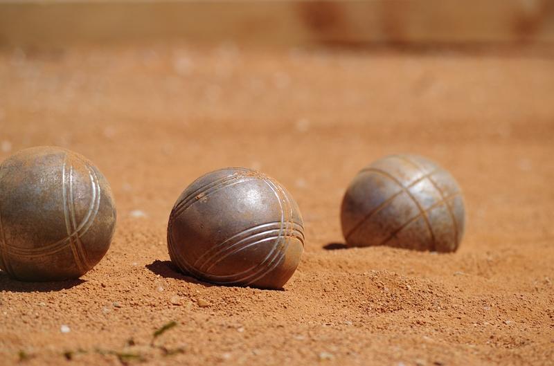 Concours de pétanque à Biscarrosse