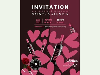 Soirée Boutique : Saint Valentin des Côtes de Bourg !