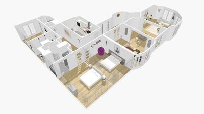 Appartement - 165 m² - 7 pièces