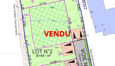 Terrain - 441 m²
