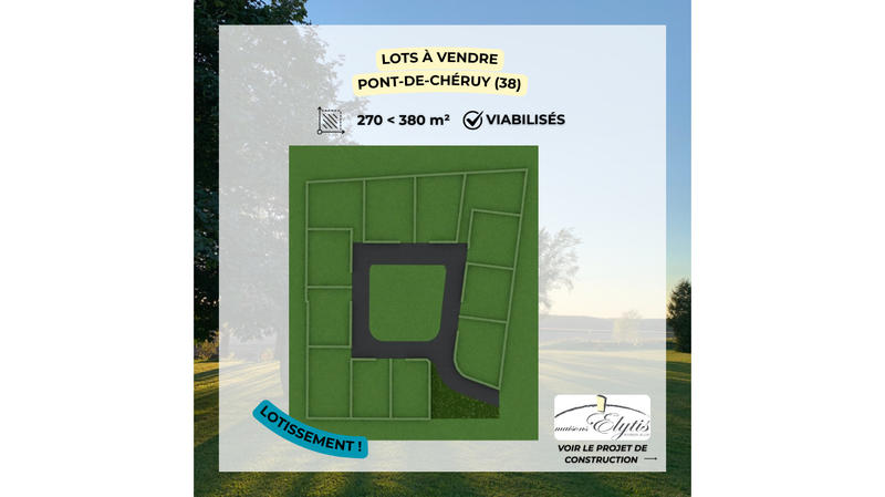 Terrain constructible - 330 m²