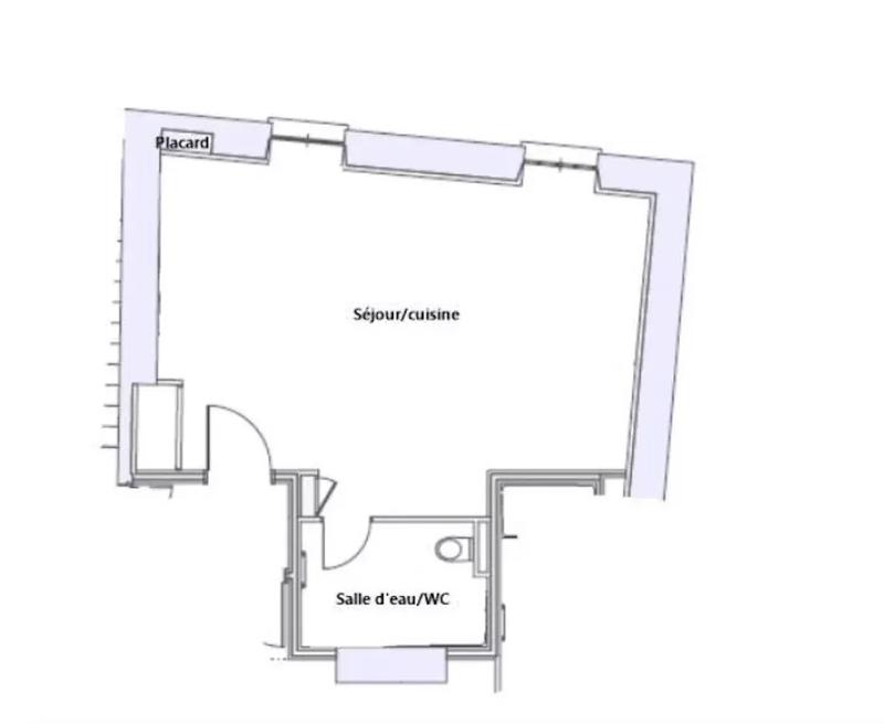 Appartement - 34 m² - 2 pièces