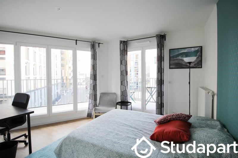 Chambre - 13 m² - 1 pièce