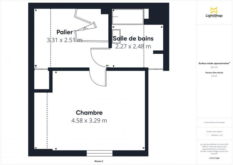 Maison - 80 m² - 4 pièces