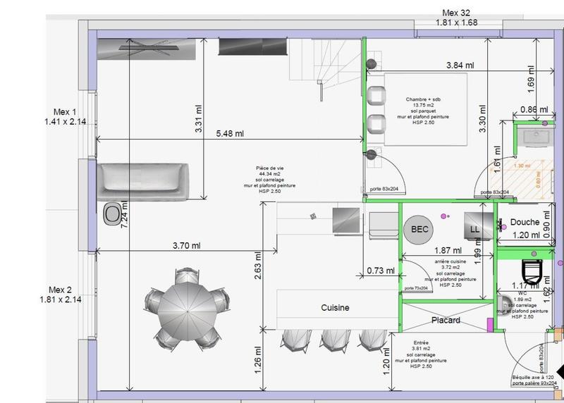 Maison - 108 m² - 5 pièces
