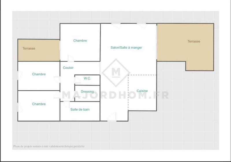 Appartement - 85 m² - 4 pièces