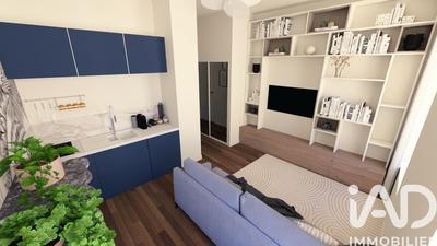 Appartement - 22 m² - 1 pièce