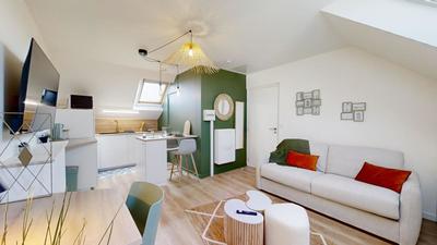 Studio - 18 m² - 2 pièces