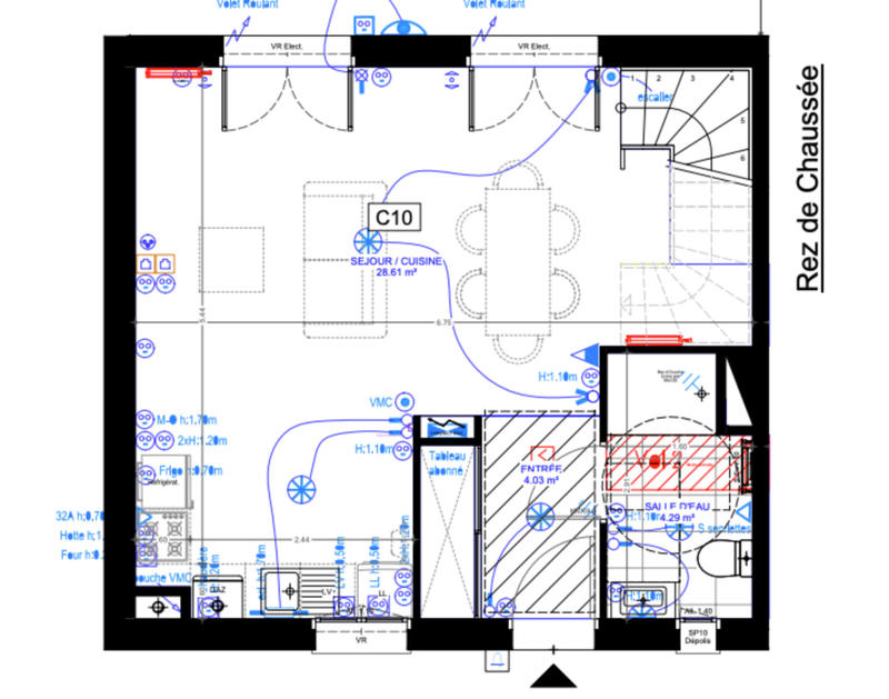 Maison - 73 m² - 3 pièces