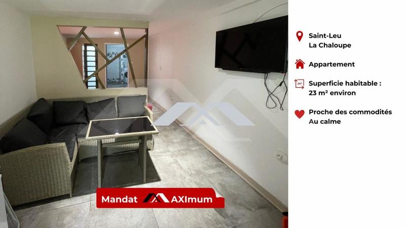 Studio - 23 m² - 1 pièce