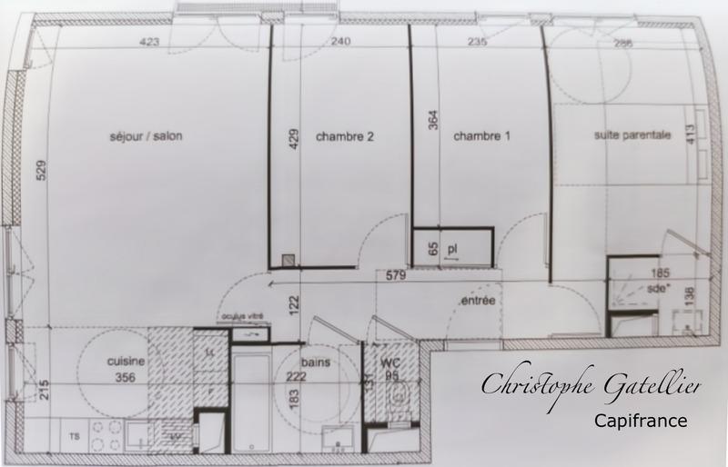 Appartement - 76 m² - 4 pièces
