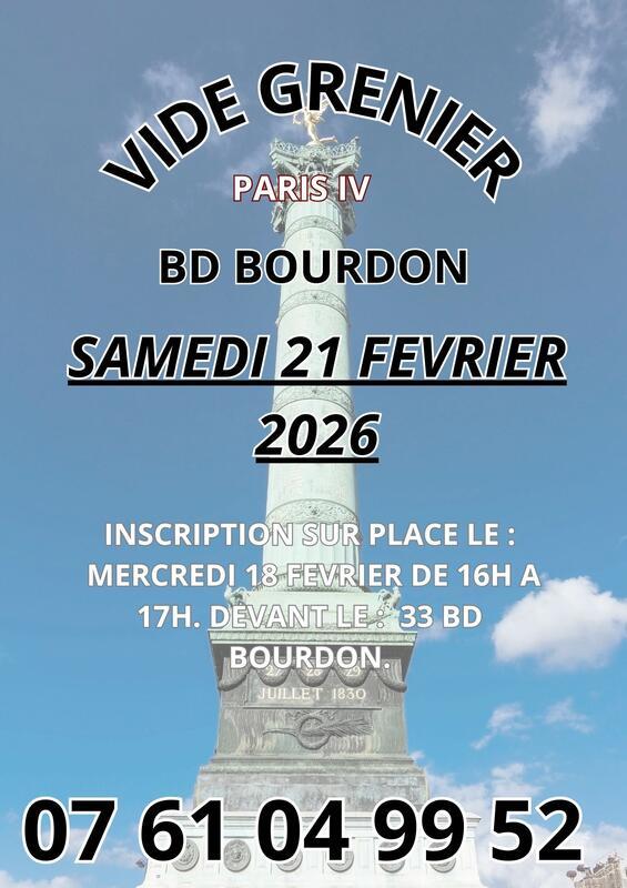 Vide grenier bourdon
