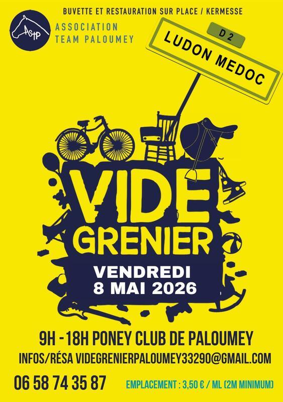 Vide grenier au poney club de paloumey