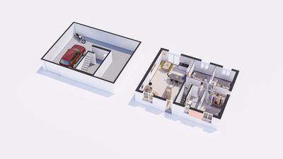 Maison - 78 m² - 5 pièces