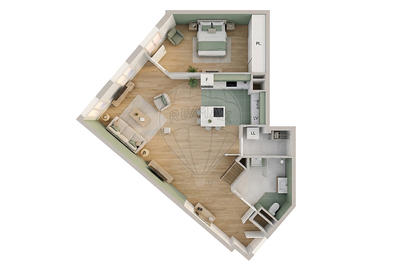 Appartement - 66 m² - 2 pièces