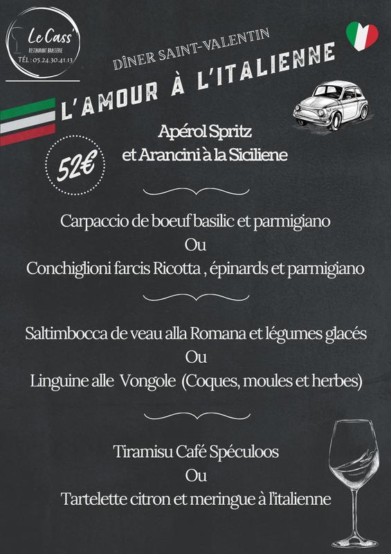 Dîner de la St Valentin