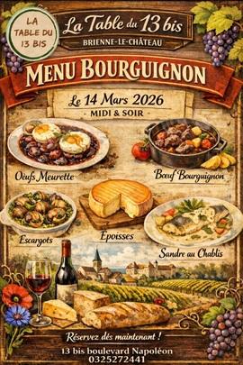Menu Bourguignon