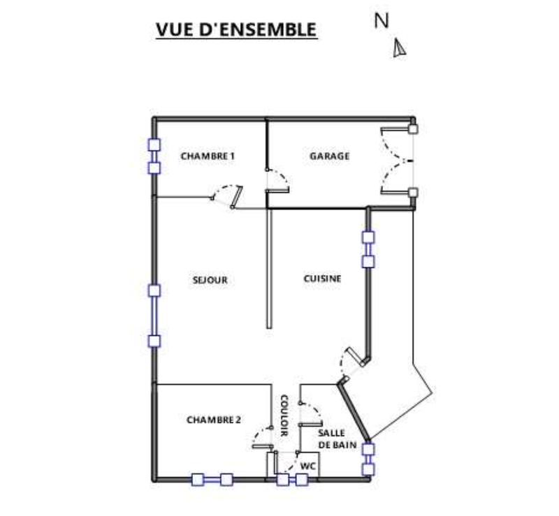 Maison - 85 m² - 3 pièces