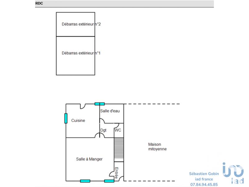 Maison de village - 71 m² - 4 pièces