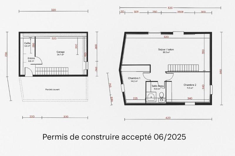 Maison - 40 m² - 1 pièce