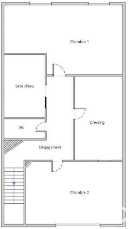 Maison de village - 90 m² - 3 pièces