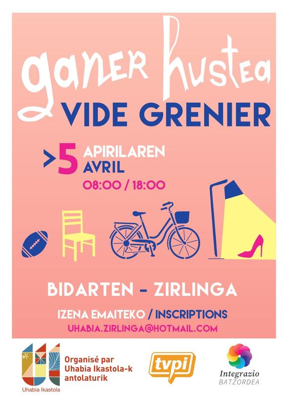 Vide-grenier organisé par l'Uhabia Ikastola