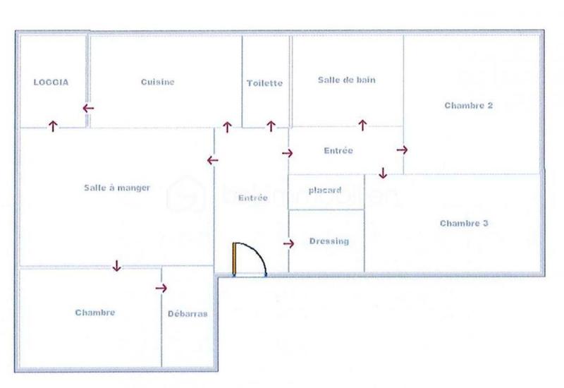 Appartement - 78 m² - 4 pièces