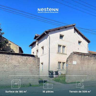 Immeuble - 180 m² - 11 pièces