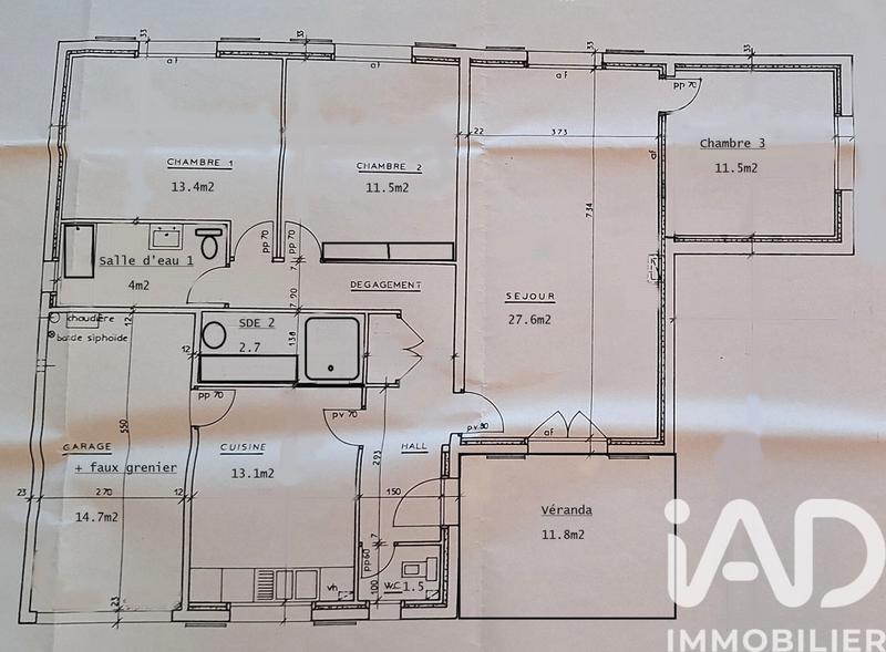 Maison - 96 m² - 4 pièces