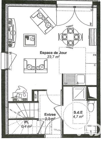 Appartement - 67 m² - 3 pièces
