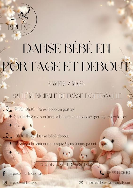 Danse - Bébé en portage et debout