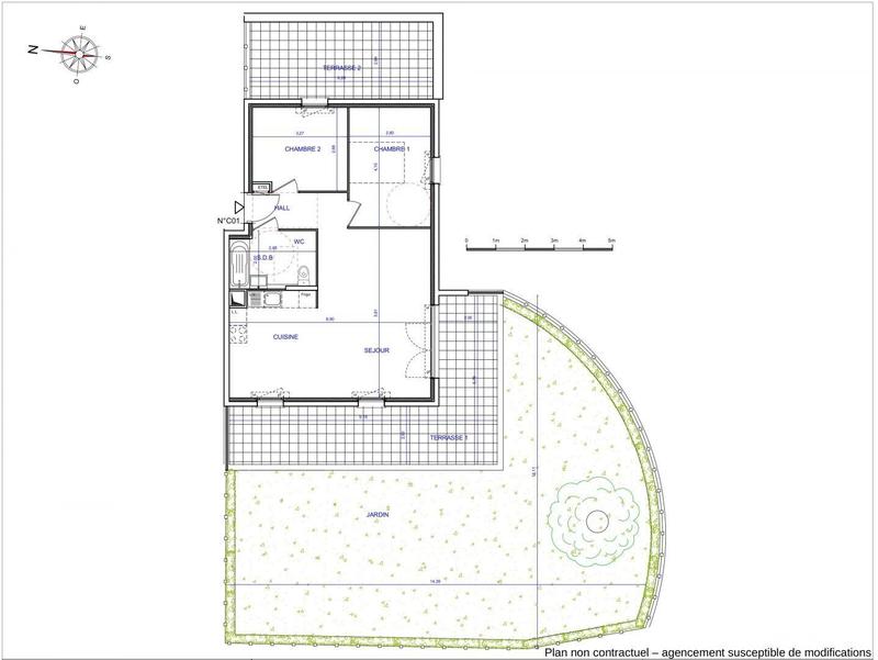 Appartement - 63 m² - 3 pièces