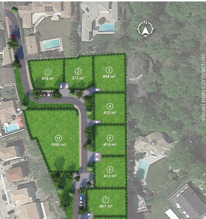 Terrain constructible - 494 m²