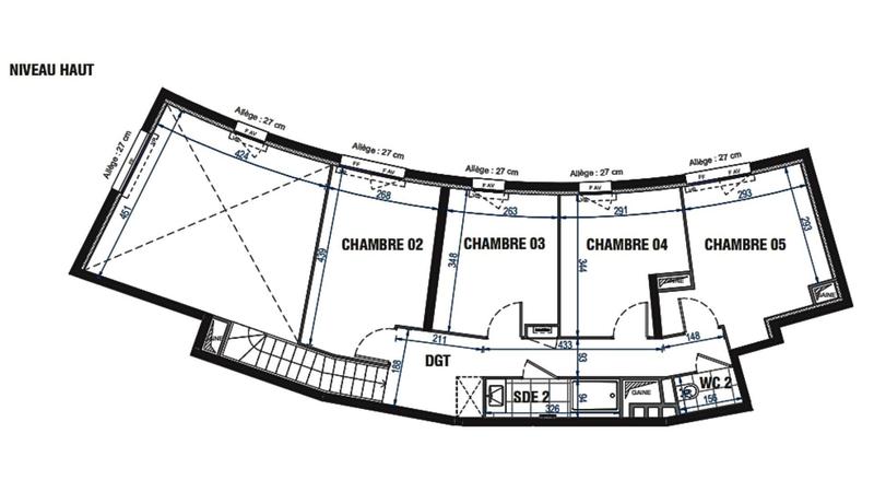 Duplex - 137 m² - 6 pièces